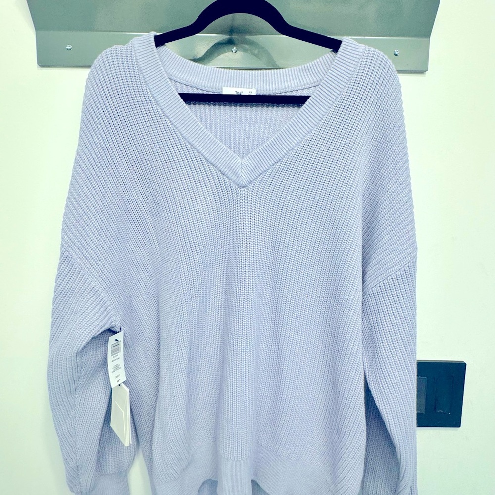 Aritzia TNA Beacon Sweater in Lavender